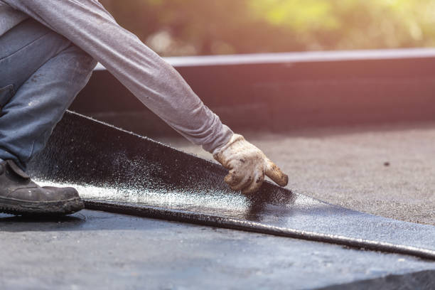 Professional Exterior Waterproofing technician working in Dane, WI